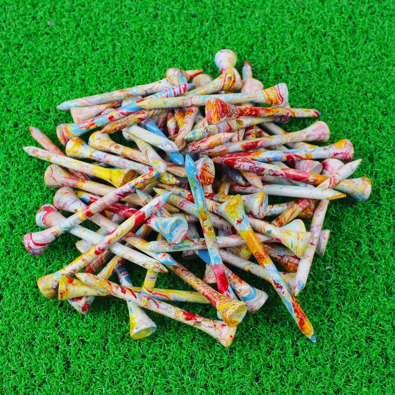 Crestgolf Fantastic 2 3/4"(70mm) Wooden Golf Tees 100 pcs/Bag - Image 5